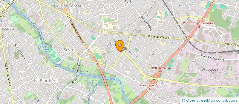 localisation de l'entreprise SCI PROMOTION DES 3 AVENIRS  VERTOU