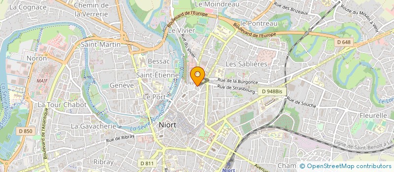 localisation de l'entreprise SCI PROMOTION IMMOBILIERE ET COMMERCIALE à NIORT