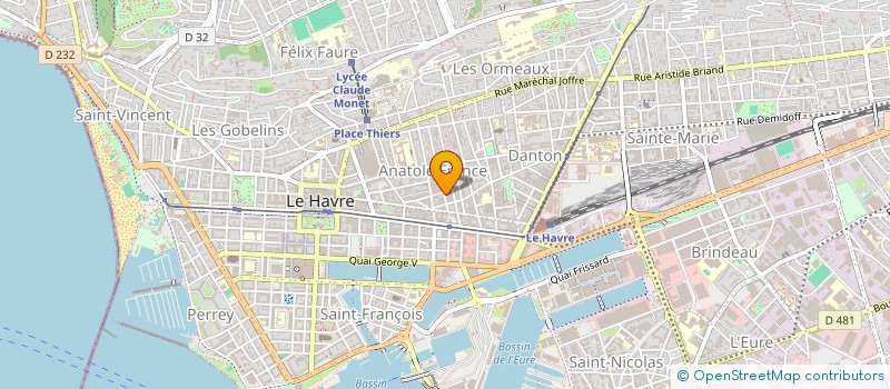 localisation de l'entreprise SCI PRONI à LE HAVRE