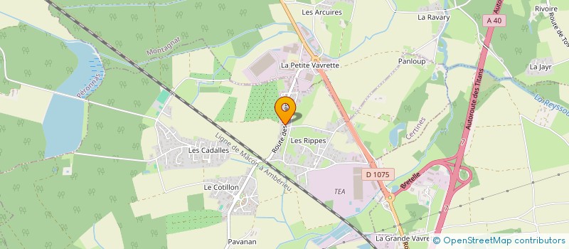 localisation de l'entreprise SCI PRONY à CERTINES