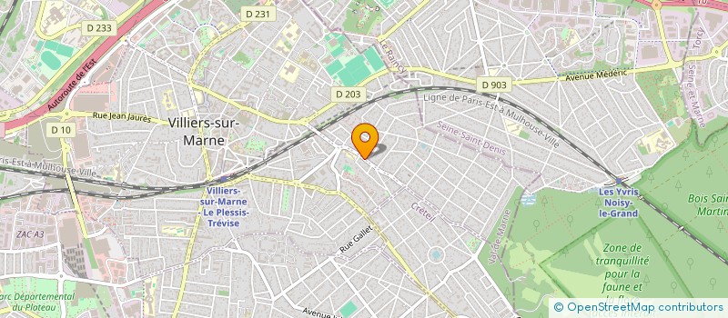 localisation de l'entreprise SCI PROOST ET ASSOCIES  VILLIERS-SUR-MARNE