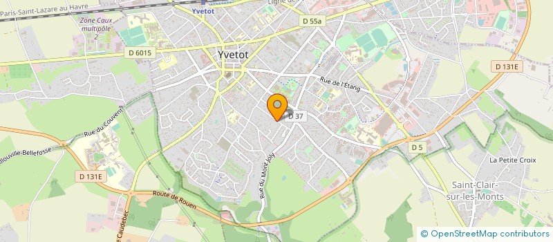 localisation de l'entreprise SCI PROPHILIA  YVETOT