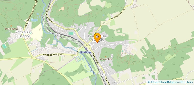 localisation de l'entreprise SCI PROPOLIS à BOUTIGNY-SUR-ESSONNE