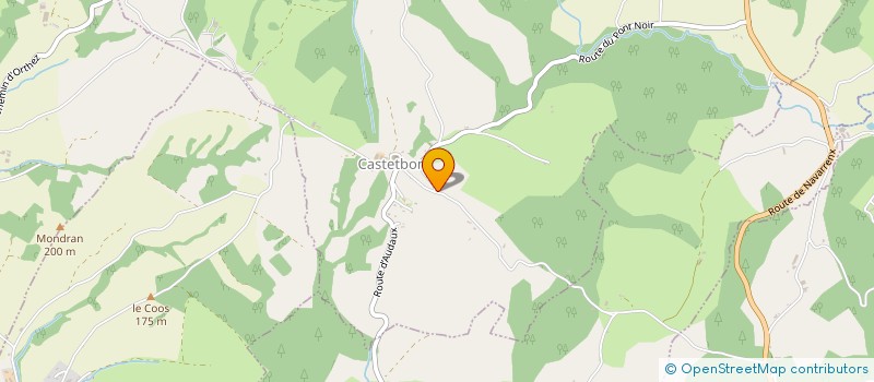 localisation de l'entreprise SCI PROPRIETE DE WHITEROCK  CASTETBON