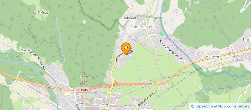 localisation de l'entreprise SCI PROPSY  FAVERGES-SEYTHENEX