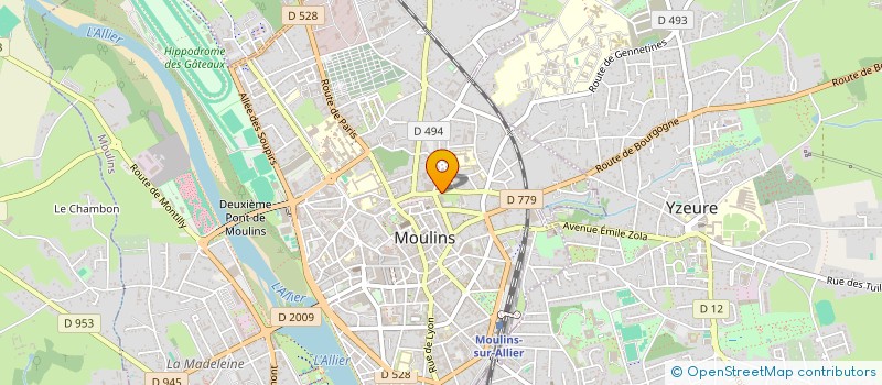 localisation de l'entreprise SCI PROSPER à MOULINS