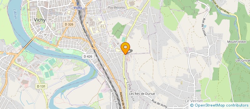 localisation de l'entreprise SCI PROSPER  LE VERNET