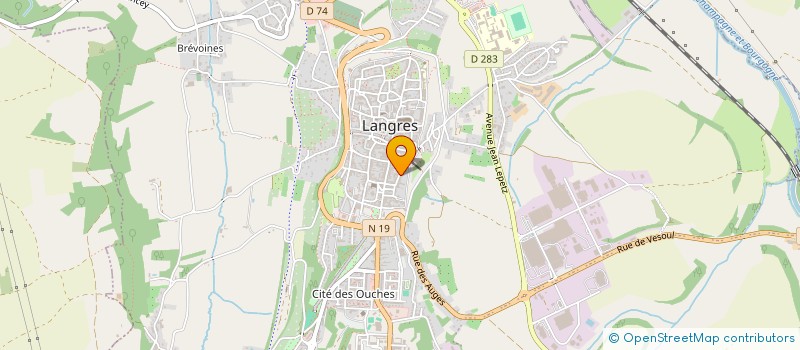localisation de l'entreprise SCI PROSPER GERARD à LANGRES