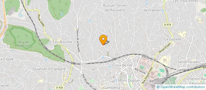 localisation de l'entreprise SCI PROSPERE  NIMES