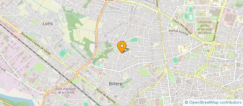 localisation de l'entreprise SCI PROSPERITE  BILLERE