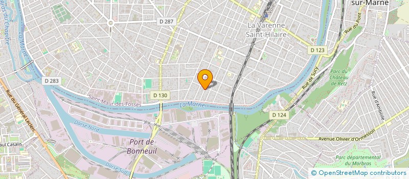 localisation de l'entreprise SCI PROSPERITE HAUWEL-ANASTASIE à SAINT-MAUR-DES-FOSSES