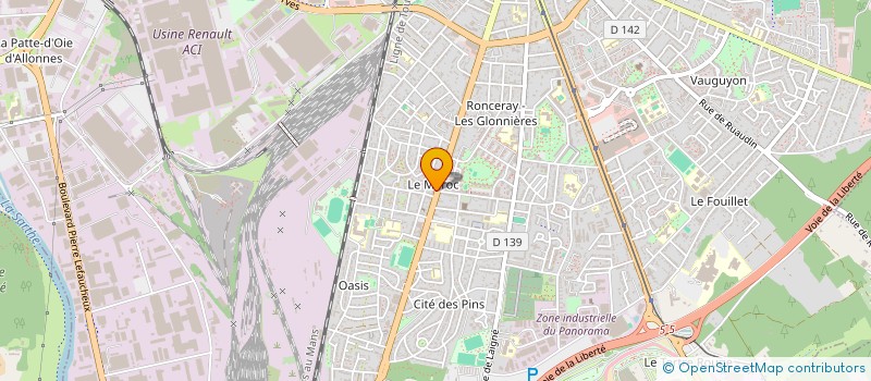 localisation de l'entreprise SCI PROST 1  LE MANS