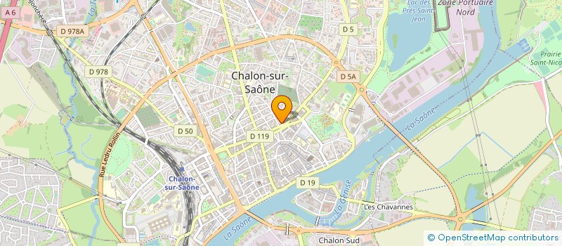 localisation de l'entreprise SCI PROST CALVET  CHALON-SUR-SAONE