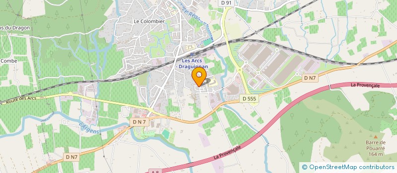 localisation de l'entreprise SCI PROST & CIE à LES ARCS
