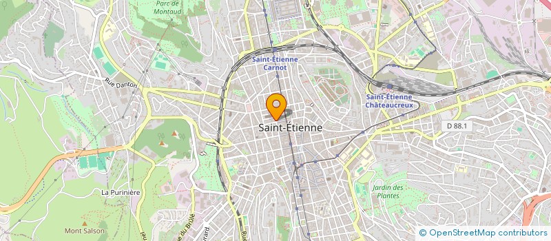 localisation de l'entreprise SCI PROST MED à SAINT-ETIENNE