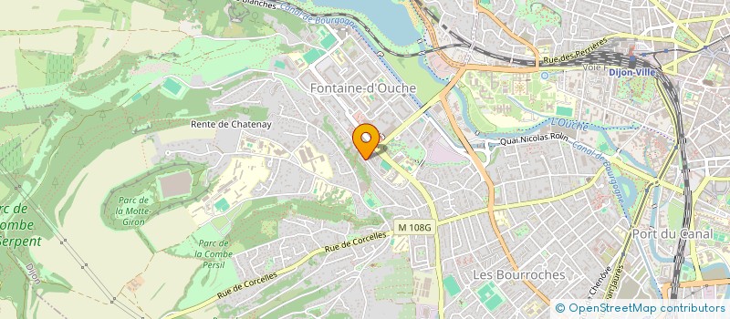 localisation de l'entreprise SCI PROSTEMA à DIJON