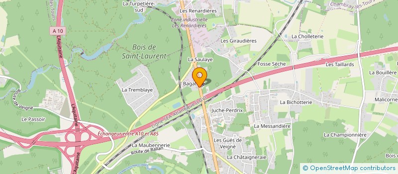 localisation de l'entreprise SCI PROT INVESTISSEMENTS à VEIGNE