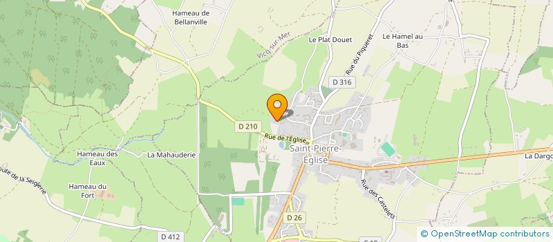 localisation de l'entreprise SCI PROTACOM IMMO  SAINT-PIERRE-EGLISE