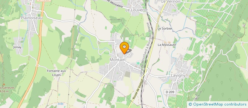 localisation de l'entreprise SCI PROTAGORAS  MONTAIN