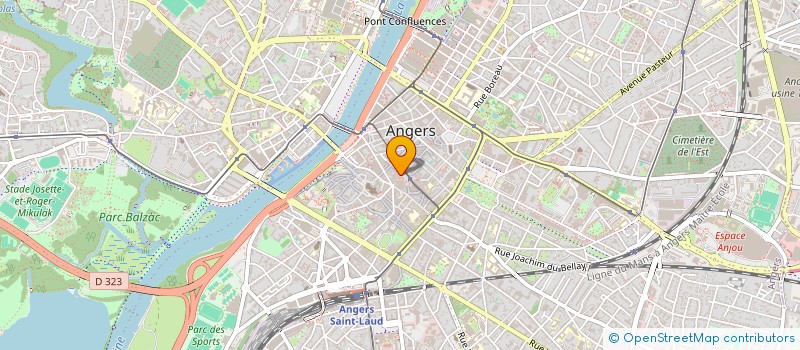 localisation de l'entreprise SCI PROTEA à ANGERS