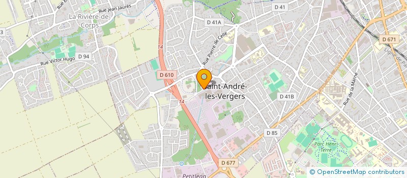 localisation de l'entreprise SCI PROTIERE  SAINT-ANDRE-LES-VERGERS