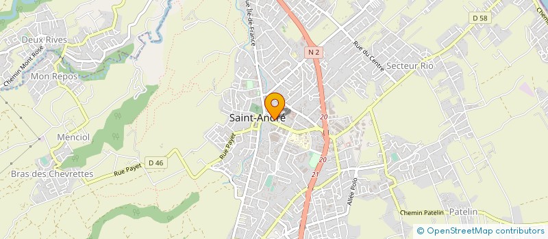 localisation de l'entreprise SCI PROTOCLET à SAINT-ANDRE