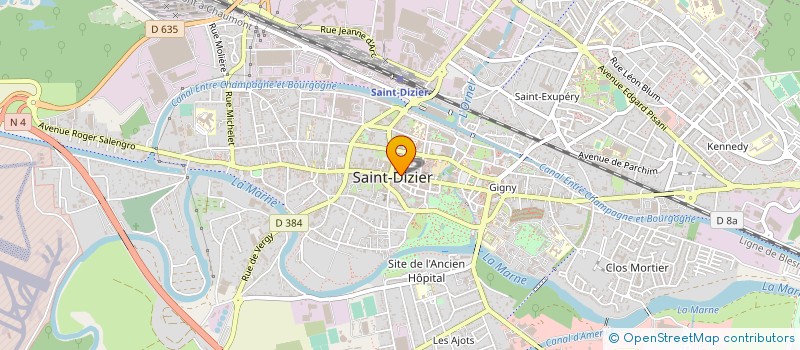 localisation de l'entreprise SCI PROTTE à SAINT-DIZIER