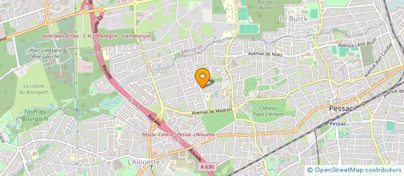 localisation de l'entreprise SCI PROUBOL à PESSAC
