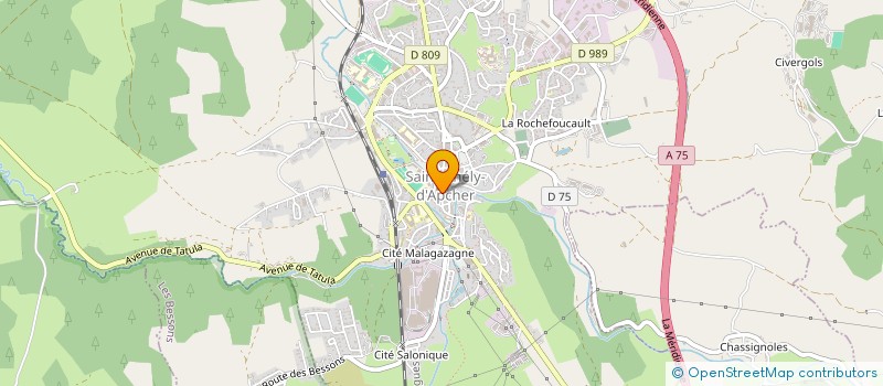 localisation de l'entreprise SCI PROUHEZE  SAINT-CHELY-D'APCHER