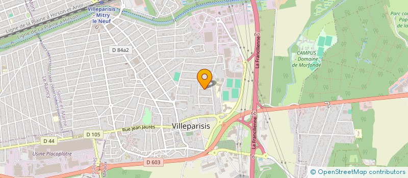 localisation de l'entreprise SCI PROUM CHAM'S  VILLEPARISIS