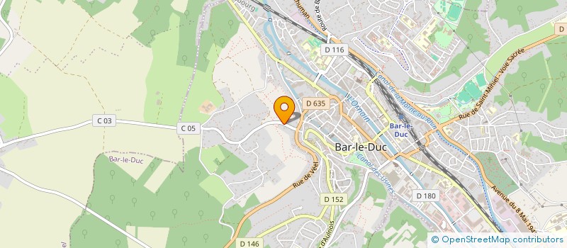 localisation de l'entreprise SCI PROUMZY  BAR-LE-DUC
