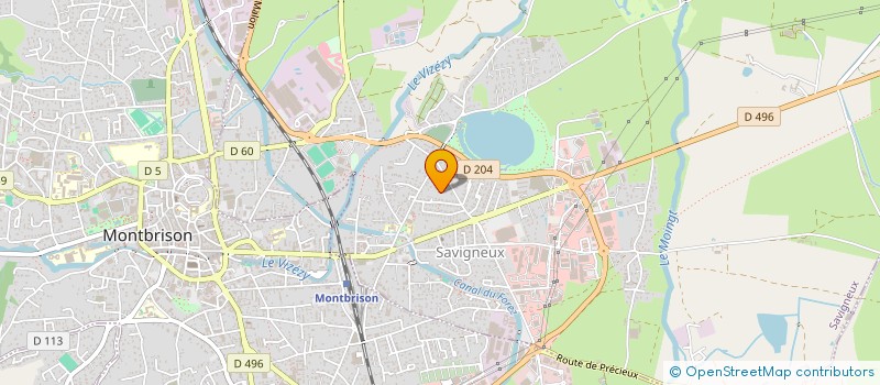 localisation de l'entreprise SCI PROUST  SAVIGNEUX