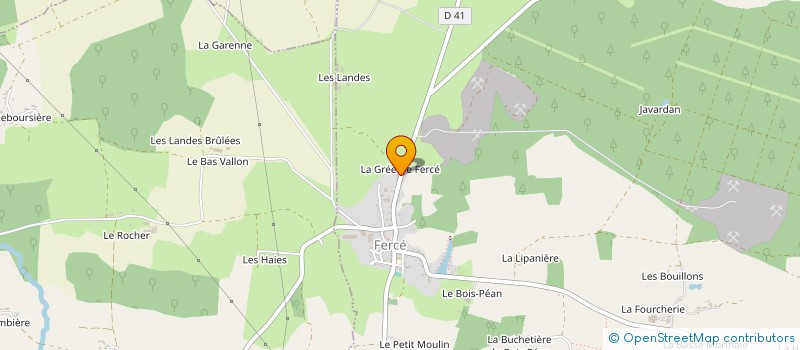 localisation de l'entreprise SCI PROUTEAUX LA GREE  RUFFIGNE