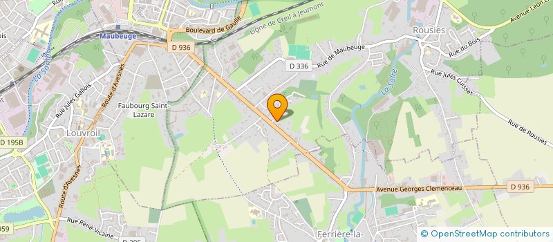 localisation de l'entreprise SCI PROUVOST-SOTTIAUX  ROUSIES