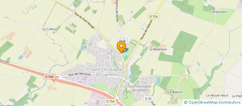 localisation de l'entreprise SCI PROUX MALORIE à SAINT-CHRISTOPHE-DU-LIGNERON