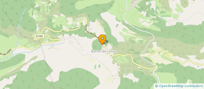 localisation de l'entreprise SCI PROV'ANES  BARRET-DE-LIOURE