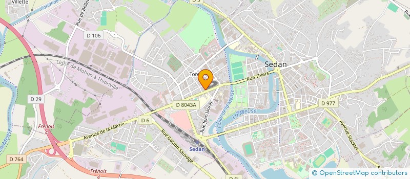 localisation de l'entreprise SCI PROVA DI FELICITA  SEDAN