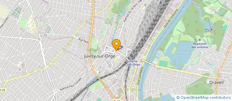 localisation de l'entreprise SCI PROVALIM  JUVISY-SUR-ORGE