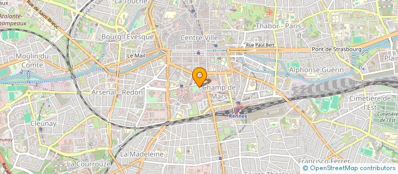 localisation de l'entreprise SCI PROVALOR  RENNES