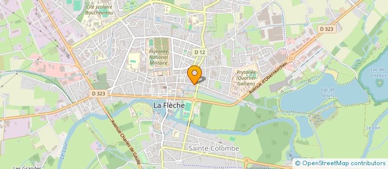 localisation de l'entreprise SCI PROVANJOU  LA FLECHE