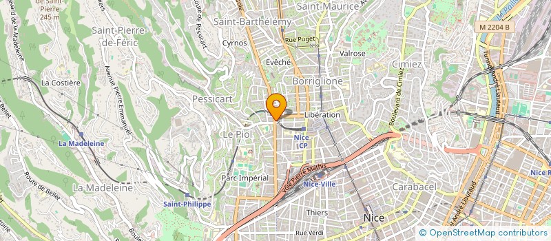 localisation de l'entreprise SCI PROVENCE à NICE