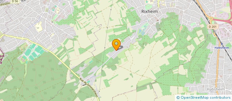 localisation de l'entreprise SCI PROVENCE  RIXHEIM