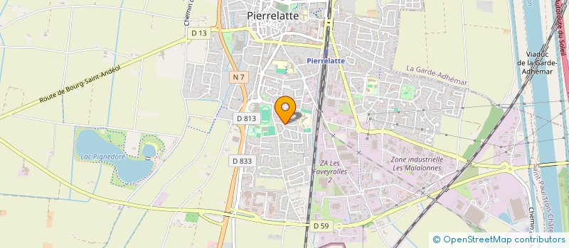 localisation de l'entreprise SCI PROVENCE  PIERRELATTE