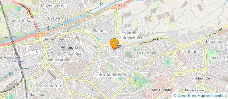 localisation de l'entreprise SCI PROVENCE  PERPIGNAN