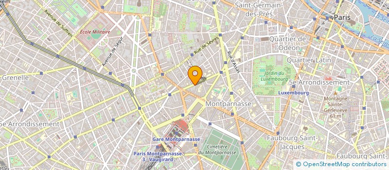 localisation de l'entreprise SCI PROVENCE  PARIS