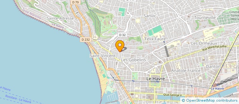 localisation de l'entreprise SCI PROVENCE à LE HAVRE