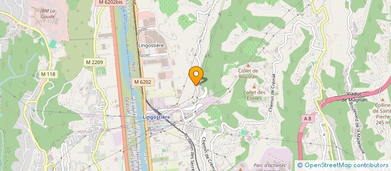 localisation de l'entreprise SCI PROVENCE à NICE