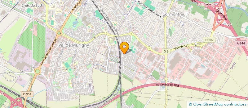 localisation de l'entreprise SCI PROVENCE  CORMONTREUIL