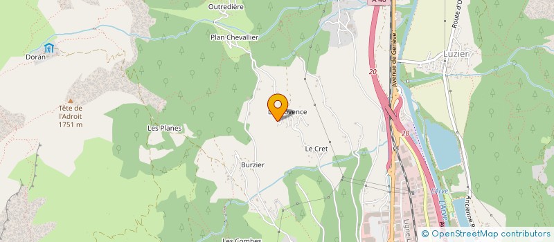 localisation de l'entreprise SCI PROVENCE à SALLANCHES