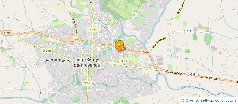 localisation de l'entreprise SCI PROVENCE ANJOU  SAINT-REMY-DE-PROVENCE
